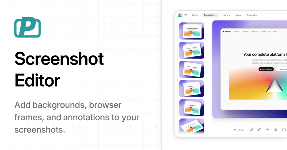 PostSpark Screenshot Editor